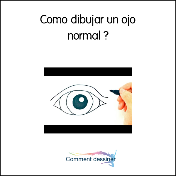 Como dibujar un ojo normal